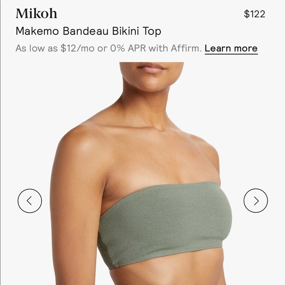 Mikoh bandeau XS